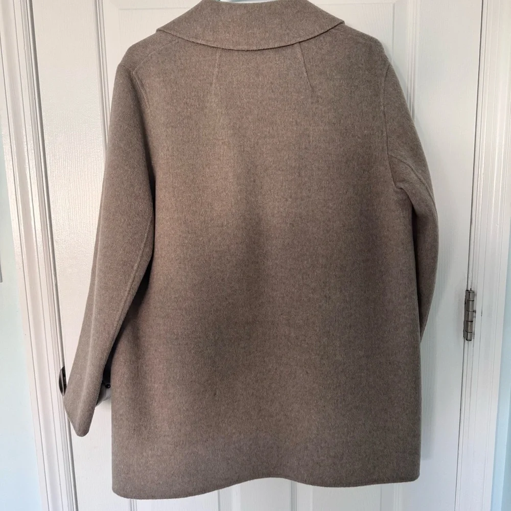 Theory Coat Small Dark Beige/Tan - Picture 3 of 6